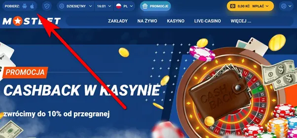 Cashback w polskim Mostbet Casino