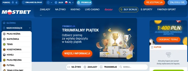 Mostbet: główny sponsor Bieg 9 Górników