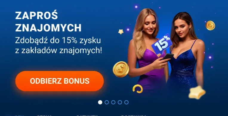 Bonus za zaproszenie znajomych do Mostbet