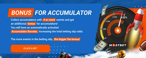 Бонус Mostbet для експрес-ставок